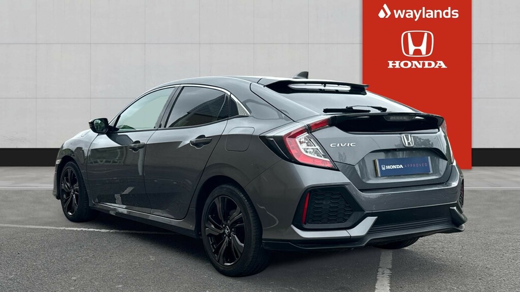 Honda Civic Honda Civic Hatchback 1.0 Vtec Turbo Sr Silver #3