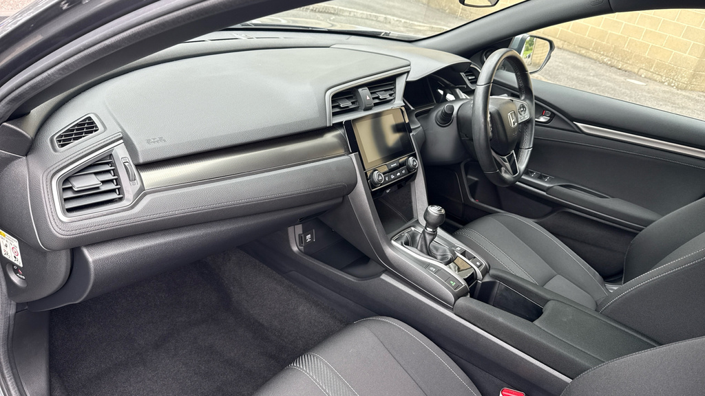 Honda Civic Honda Civic Hatchback 1.0 Vtec Turbo Sr Silver #2