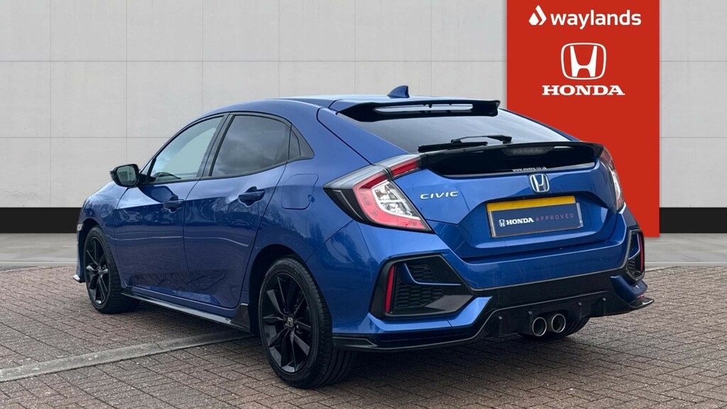 Honda Civic Honda Civic 1.5 Vtec Turbo Sport Hatchback OY69VKF Blue #3