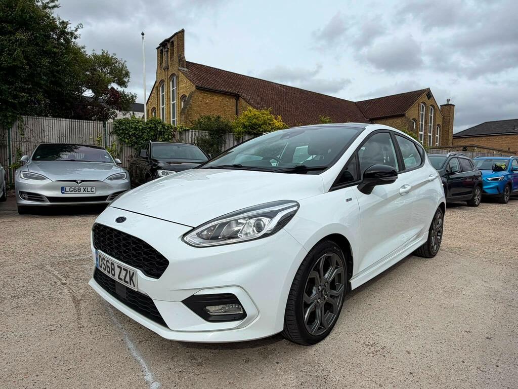 Ford Fiesta St-line White #4