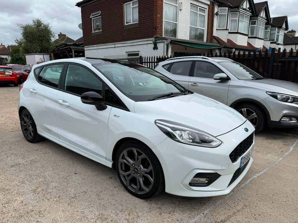 Ford Fiesta St-line White #3