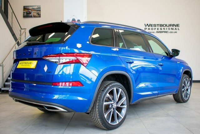 Skoda Kodiaq 2.0 Tdi Sportline Suv Dsg 4Wd Euro 6 S BJ23CVE Blue #3