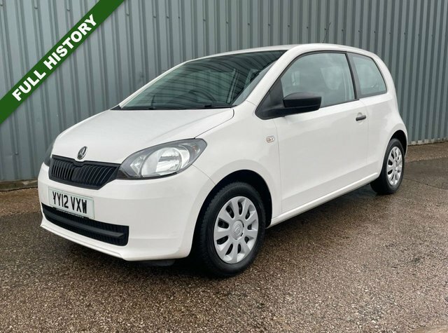 Skoda Citigo 2012 1.0 Mpi S Hatchback Euro 5 White #2