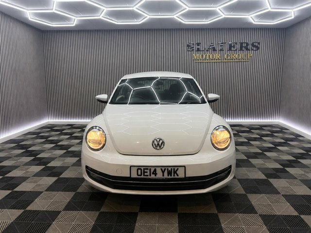 Volkswagen Beetle 1.6 Tdi Bluemotion Tech Design Hatchback Diese White #2