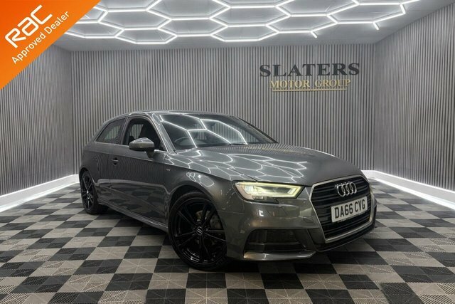 Audi A3 2.0 Tdi S Line Hatchback Euro 6 Grey