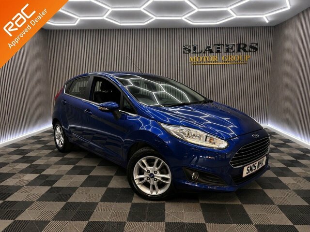 Ford Fiesta 1.0T Ecoboost Zetec Hatchback Eu Blue