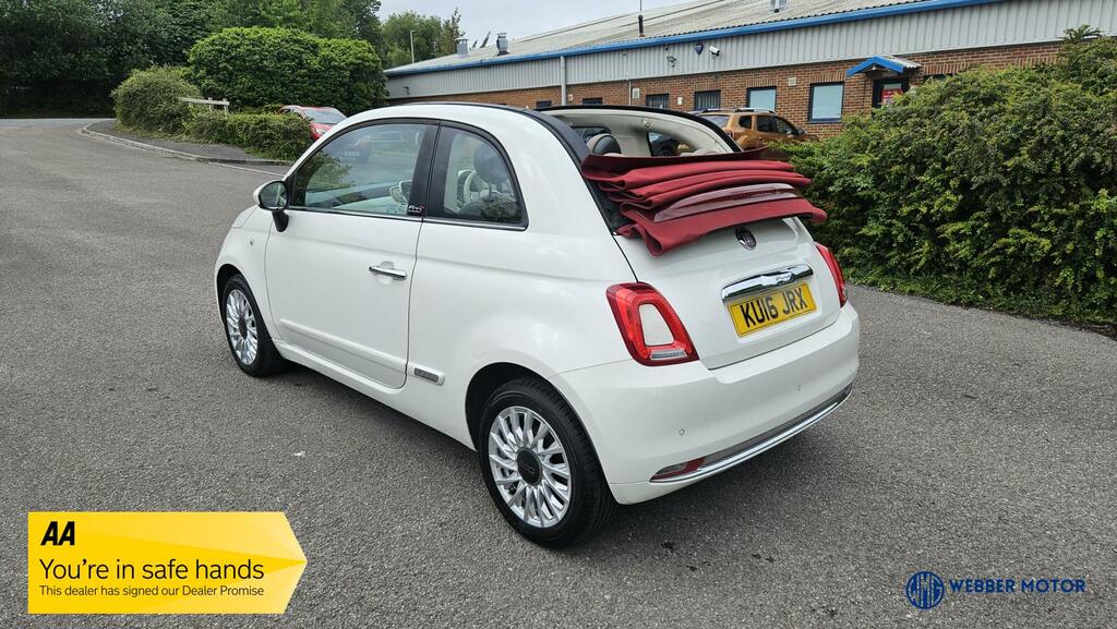 Fiat 500C 0.9 Twinair Lounge Convertible E White #6