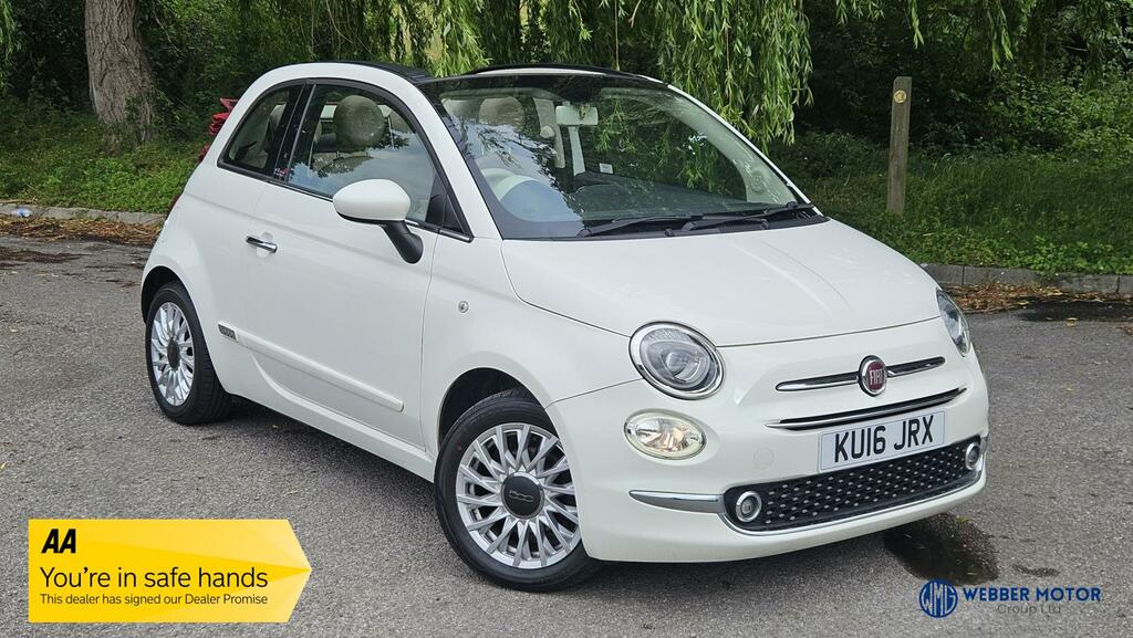 Fiat 500C 0.9 Twinair Lounge Convertible E White #2