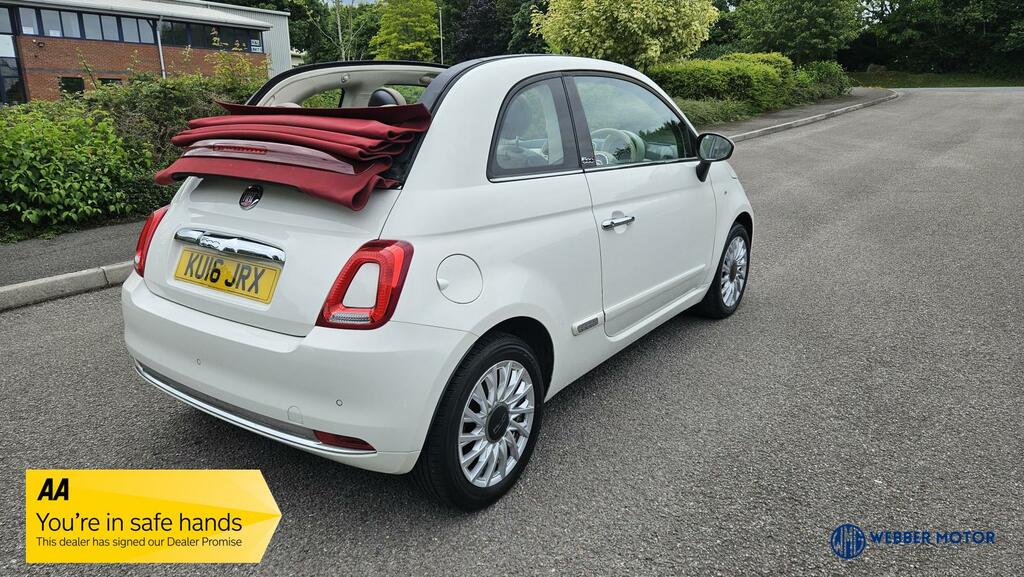 Fiat 500C 0.9 Twinair Lounge Convertible E White #5