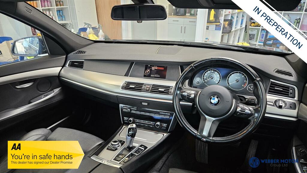 BMW 5 Series Gran Turismo 2.0 520D M Sport Gt Euro 6 S S Black #3