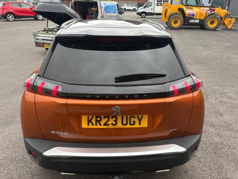 Peugeot 2008 1.2 Puretech Gt Eat Euro 6 Ss KR23UGY Orange #4