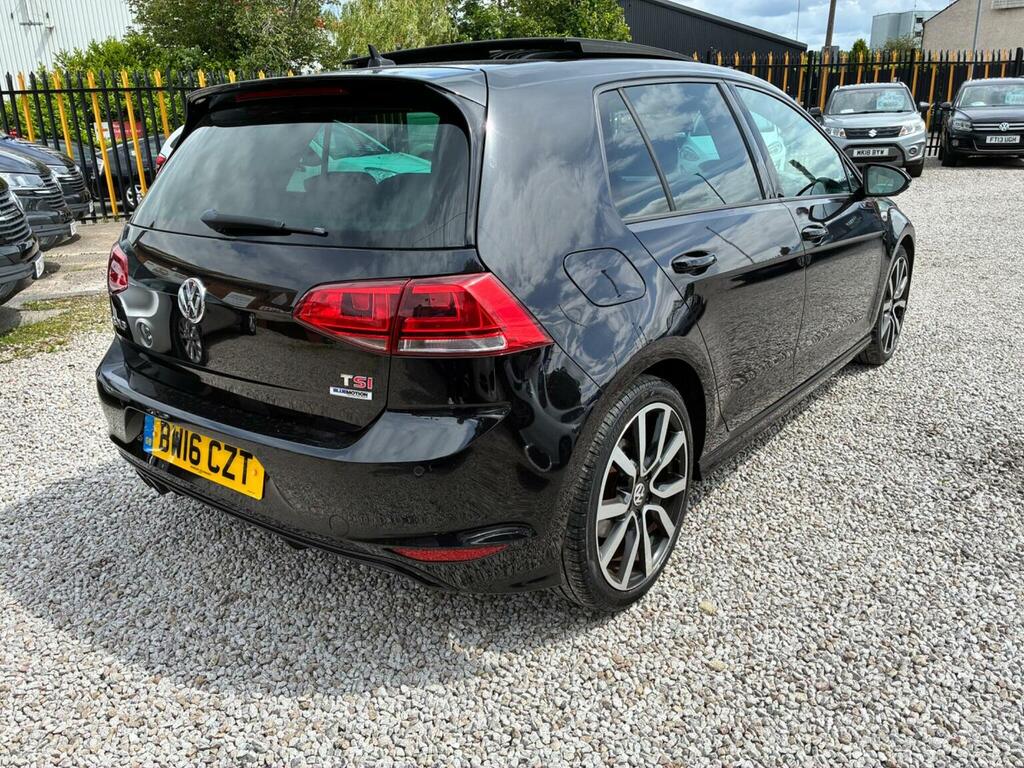 Volkswagen Golf Hatchback 1.4 Tsi Bluemotion Tech Act R-line Editi BW16CZT Black #4