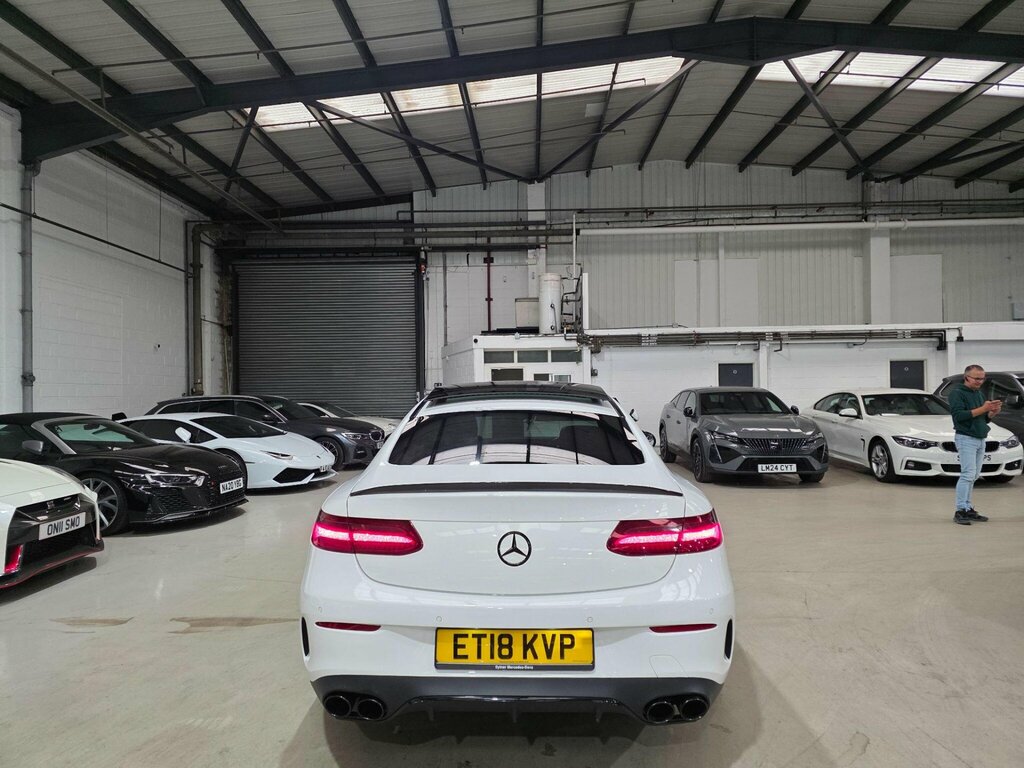 Mercedes-Benz E Class 2.0 E220d Amg Line Premium Coupe G-tr ET18KVP White #3