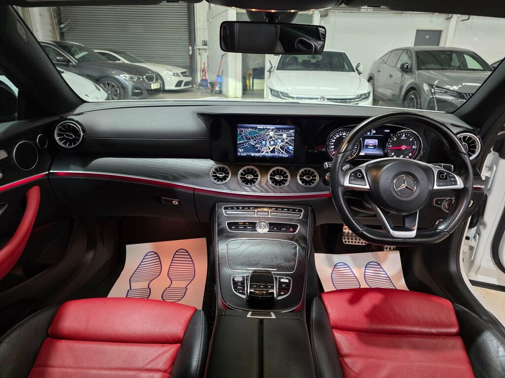Mercedes-Benz E Class 2.0 E220d Amg Line Premium Coupe G-tr ET18KVP White #4