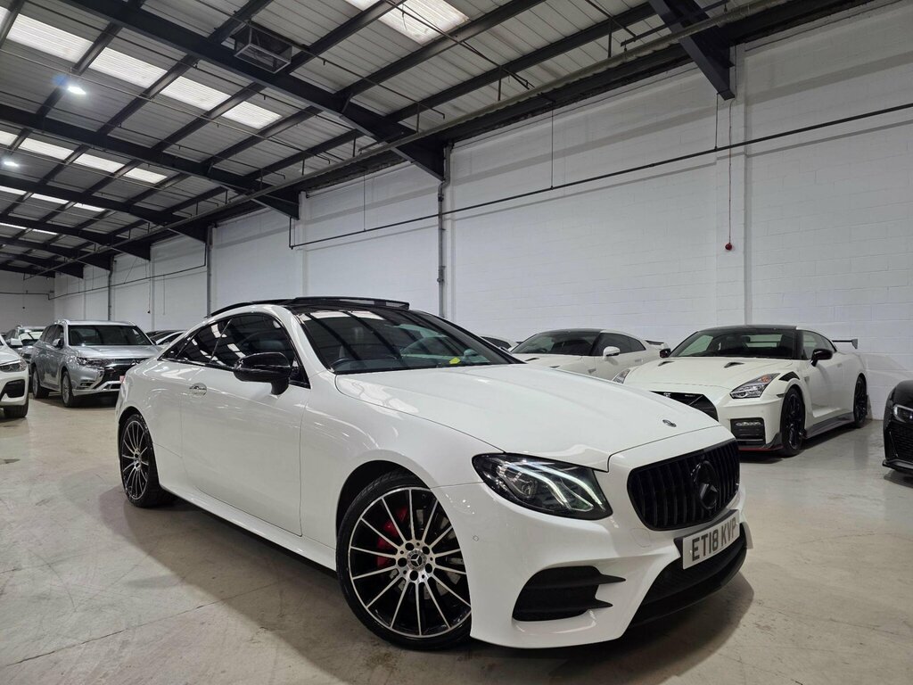 Mercedes-Benz E Class 2.0 E220d Amg Line Premium Coupe G-tr ET18KVP White #2