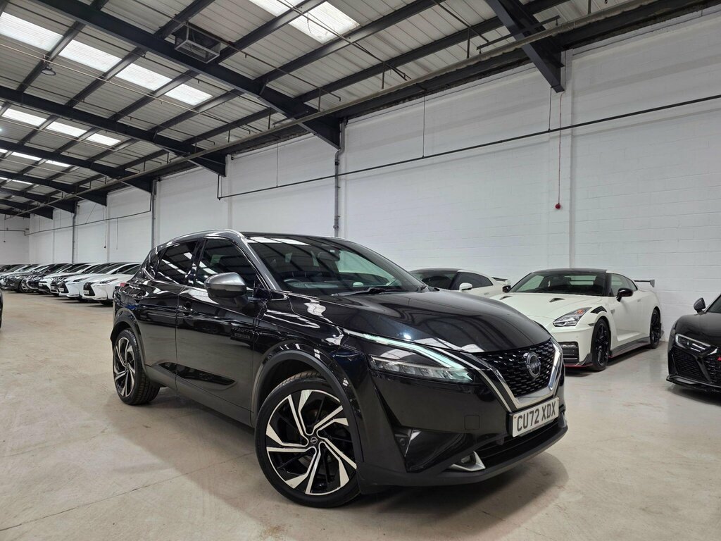Nissan Qashqai 1.3 Dig-t Mhev Tekna Xtron Euro 6 Ss CU72XDX Black #2