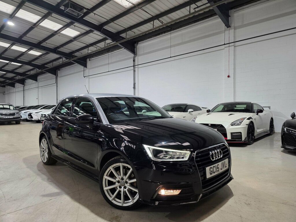 Audi A1 1.4 Tfsi S Line Sportback S Tronic Euro 6 Ss GC15JVL Black #3