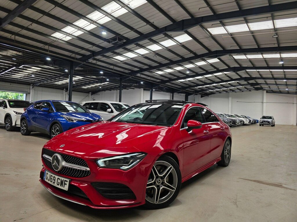 Mercedes-Benz CLA Class 2.0 Cla220 Amg Line Premium Plus Coupe 7G-dct Eu GJ69GWF Red