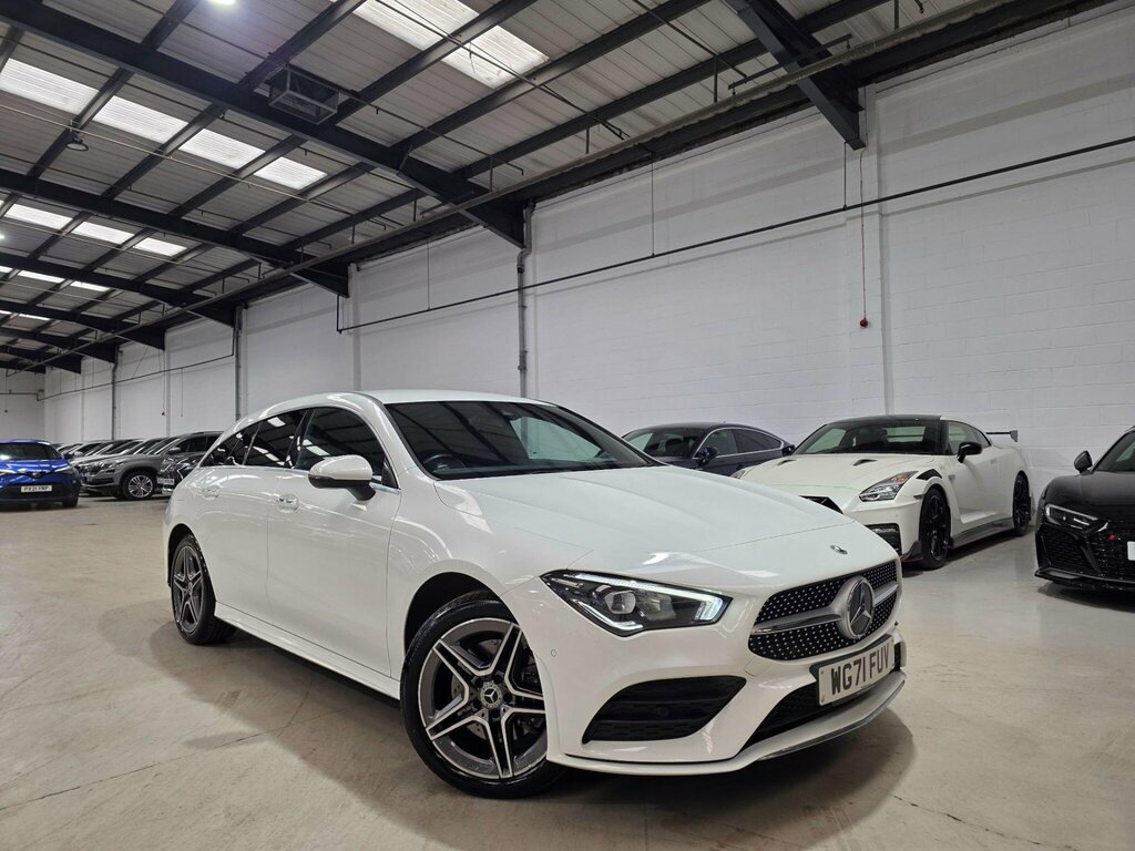 Mercedes-Benz CLA Class 1.3 Cla250e 15.6Kwh Amg Line Premium Shooting Br WG71FUV White #2