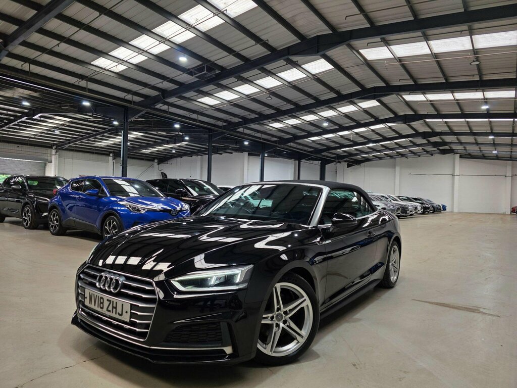 Audi A5 2.0 Tfsi S Line Euro 6 Ss WV18ZHJ Black #4