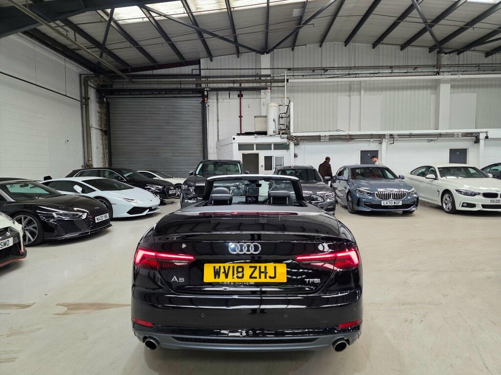 Audi A5 2.0 Tfsi S Line Euro 6 Ss WV18ZHJ Black #3