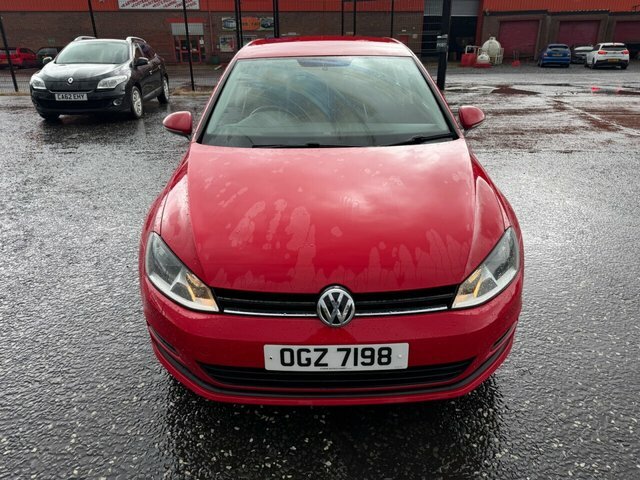 Volkswagen Golf 1.6 Tdi Bluemotion Tech S Hatchback Man OGZ7198 Red #2