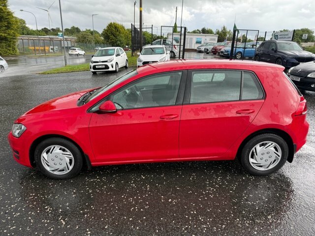 Volkswagen Golf 1.6 Tdi Bluemotion Tech S Hatchback Man OGZ7198 Red #4