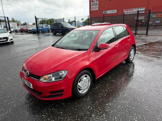 Volkswagen Golf 1.6 Tdi Bluemotion Tech S Hatchback Man OGZ7198 Red #3