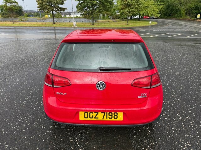 Volkswagen Golf 1.6 Tdi Bluemotion Tech S Hatchback Man OGZ7198 Red #6