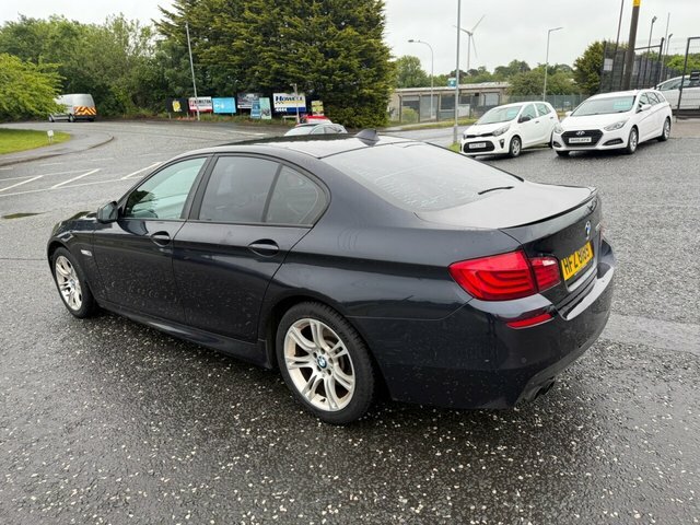 BMW 5 Series 2.0 520D M Sport Saloon Steptronic Euro Black #5