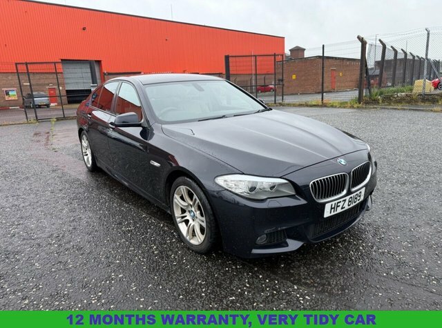 BMW 5 Series 2.0 520D M Sport Saloon Steptronic Euro Black