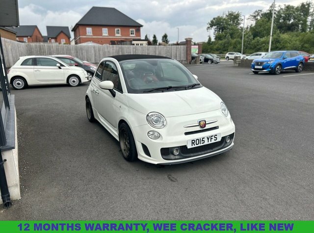 Abarth 595 1.4 T-jet Turismo Cabrio Euro 6 White