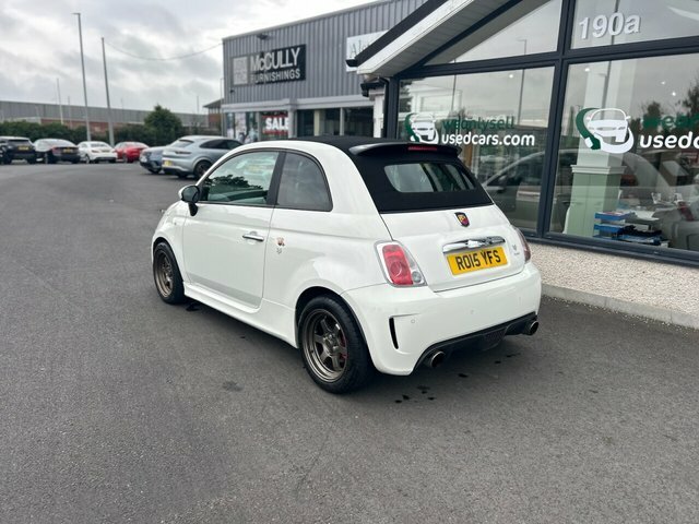 Abarth 595 1.4 T-jet Turismo Cabrio Euro 6 White #4
