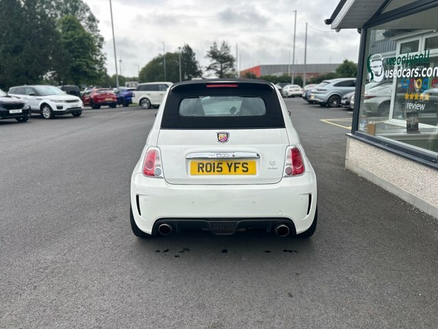 Abarth 595 1.4 T-jet Turismo Cabrio Euro 6 White #5