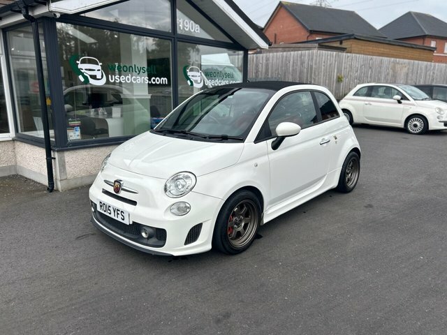 Abarth 595 1.4 T-jet Turismo Cabrio Euro 6 White #2