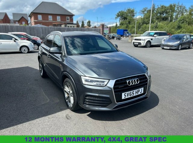 Audi Q3 2.0 Tdi S Line Plus Suv Quattro Grey