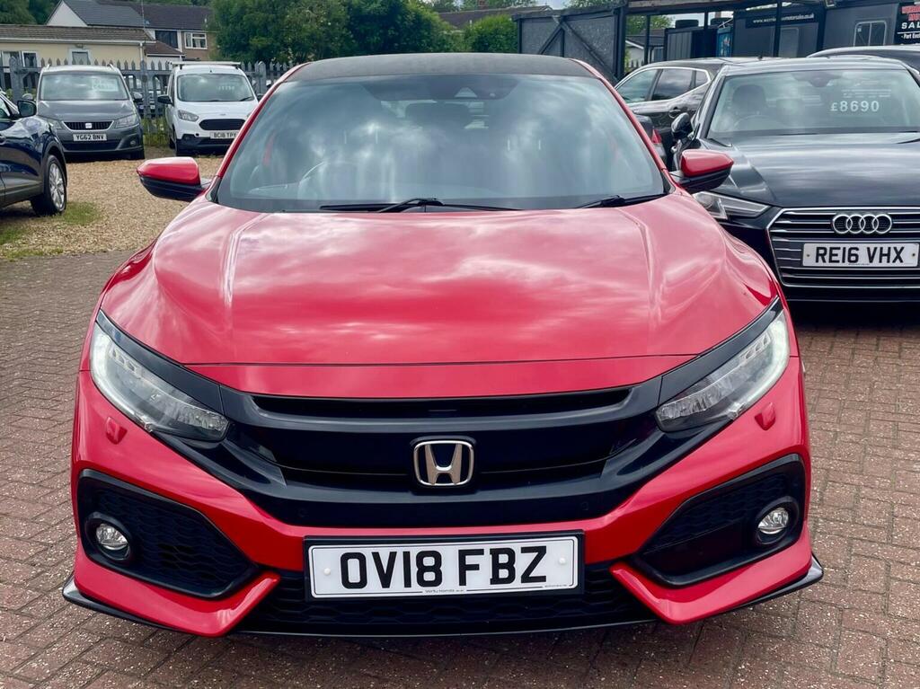 Honda Civic 1.5 Vtec Turbo Sport Cvt Euro 6 Ss 201818 OV18FBZ Red #2