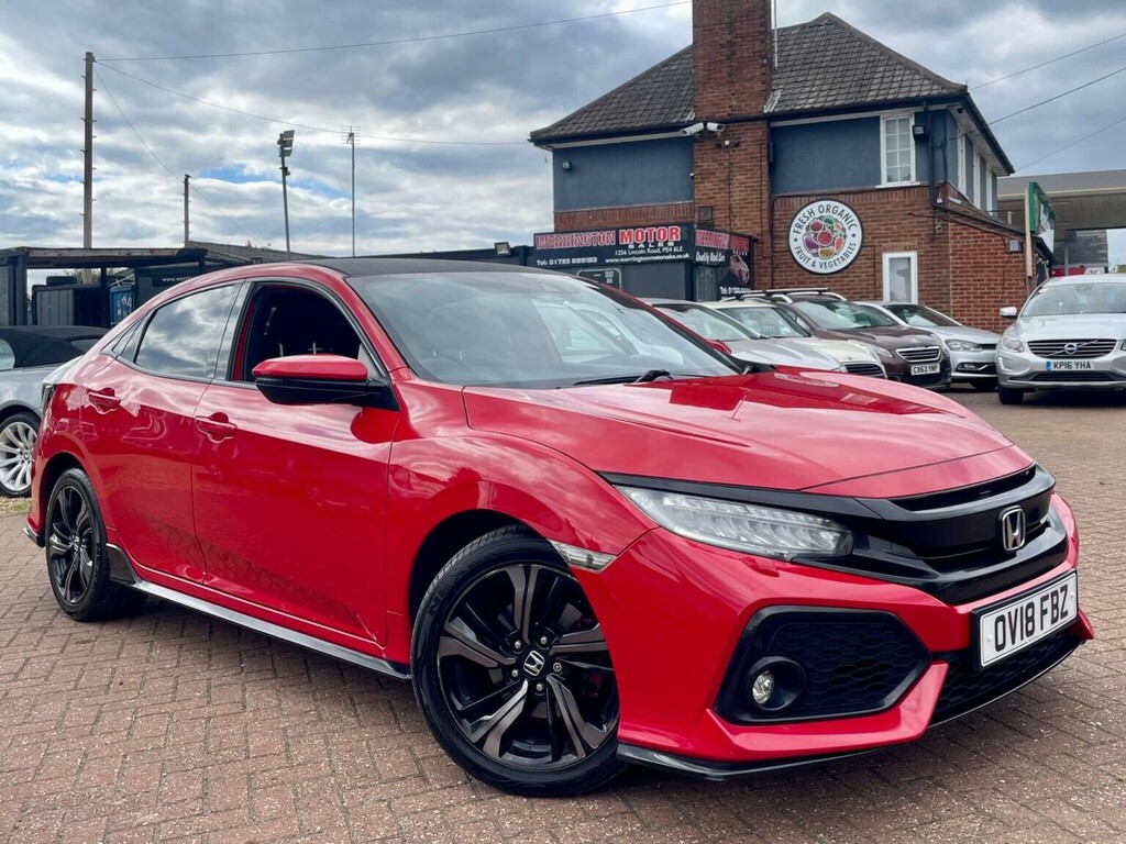 Honda Civic 1.5 Vtec Turbo Sport Cvt Euro 6 Ss 201818 OV18FBZ Red