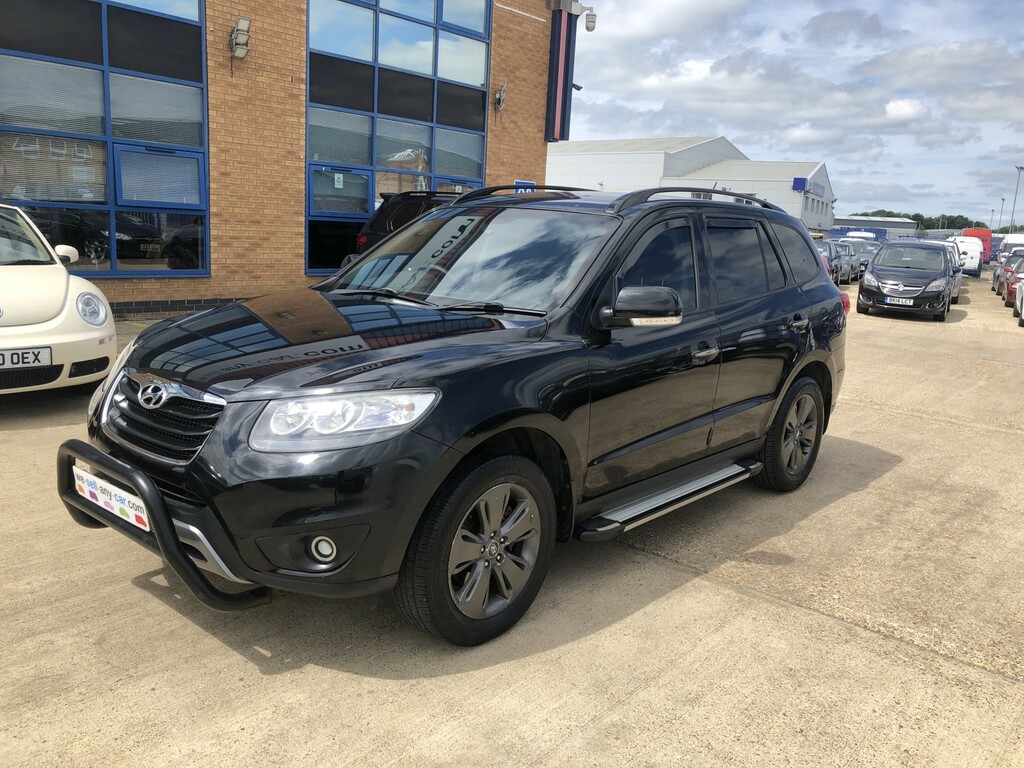 Hyundai Santa Fe Suv 2.2 Crdi Premium 2012 Black #3
