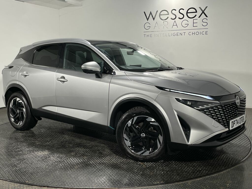 Nissan Qashqai 1.3 Dig-t Mh N-connecta Glass Roof DP74OTB Silver #2