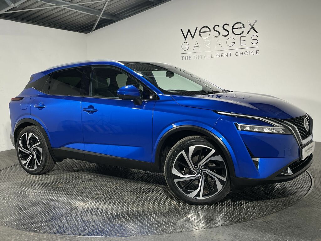 Nissan Qashqai 1.3 Dig-t Mh 158 Tekna Xtronic Blue