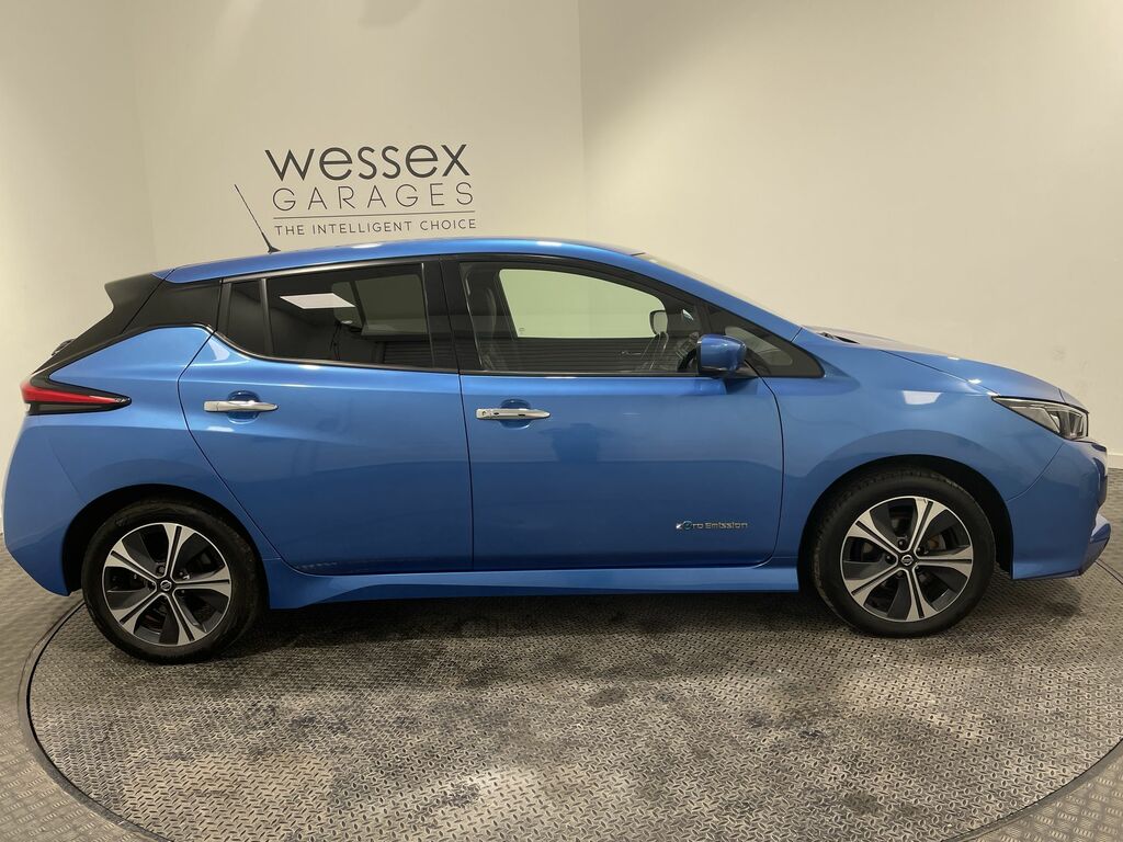Nissan Leaf E Tekna Blue #4