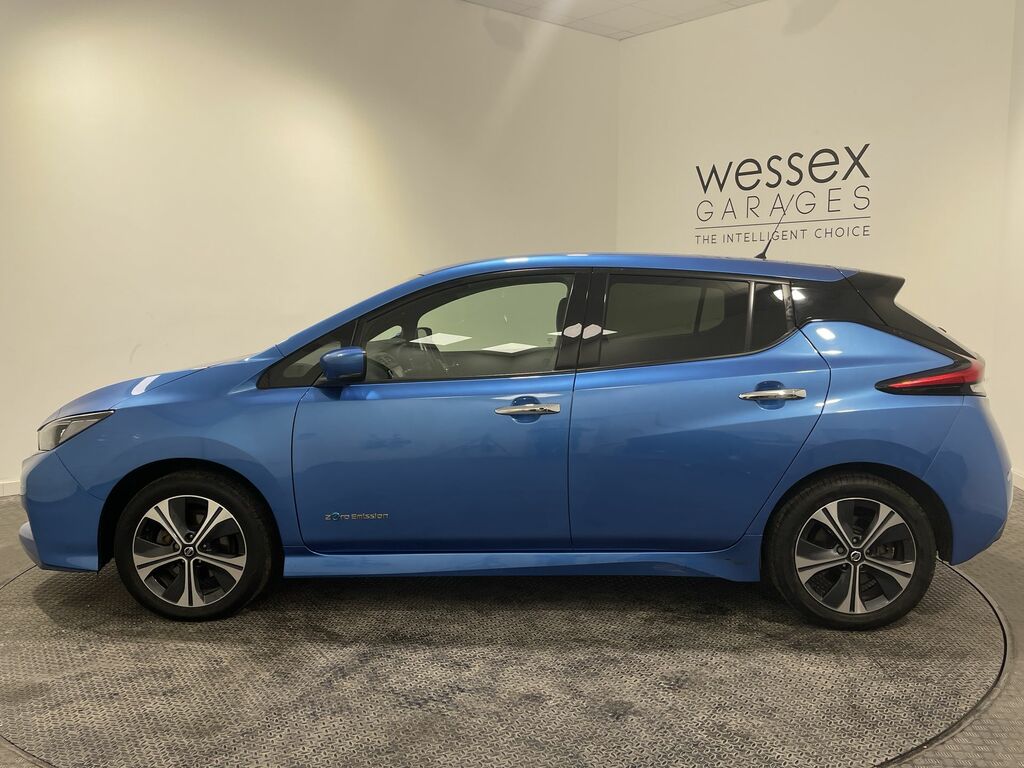 Nissan Leaf E Tekna Blue #6