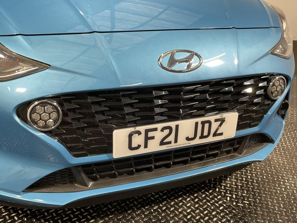 Hyundai I10 Premium Mpi CF21JDZ Blue #6