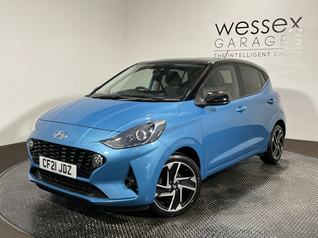 Hyundai I10 Premium Mpi CF21JDZ Blue #4