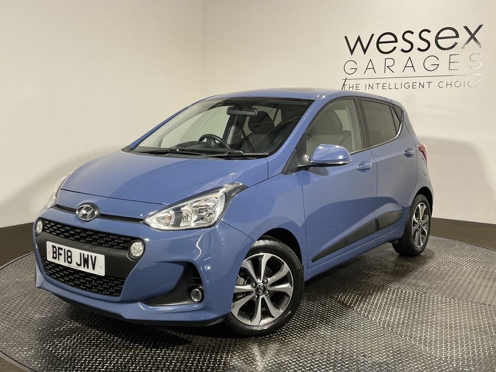 Hyundai I10 Premium Se Blue #5