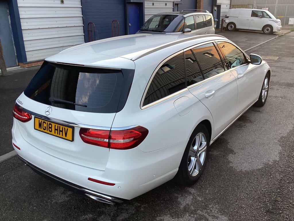 Mercedes-Benz E Class 2.0 E220d Se Estate G-tronic Euro 6 S WG18HHV White #5