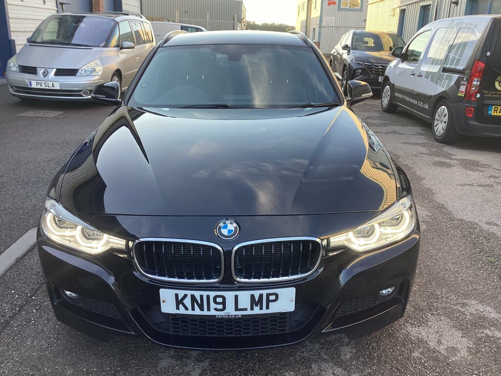 BMW 3 Series 2.0 320D M Sport Touring Euro 6 KN19LMP Black #5