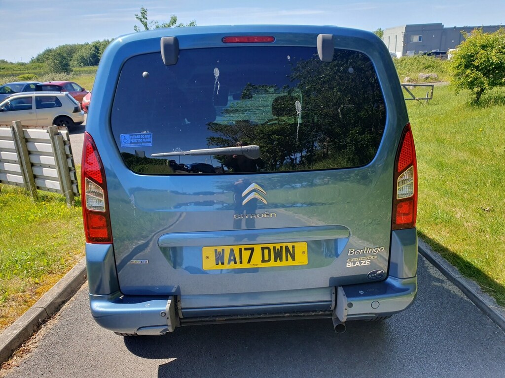 Citroen Berlingo Wav Wheelchair Accessible Vehicle 1.6 Bluehdi WA17DWN Blue #4
