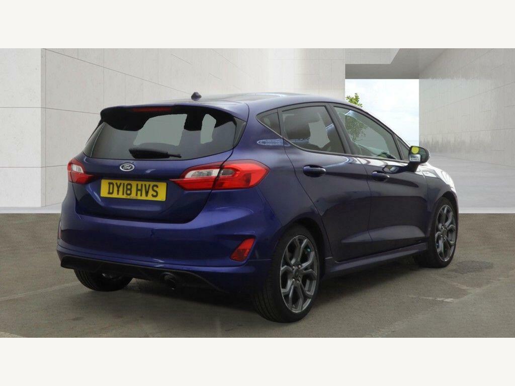 Ford Fiesta 1.0T Ecoboost St-line Euro 6 S S DY18HVS Blue #4